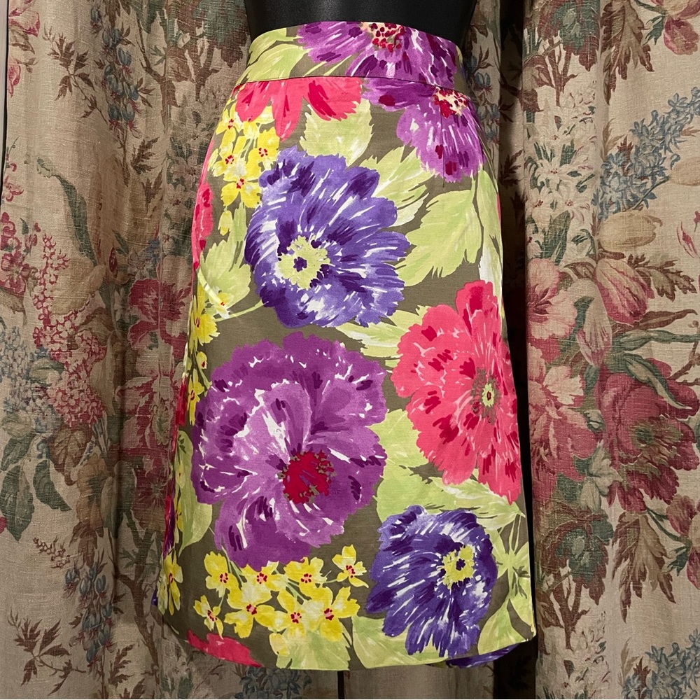 BANANA REPUBLIC Floral Skirt